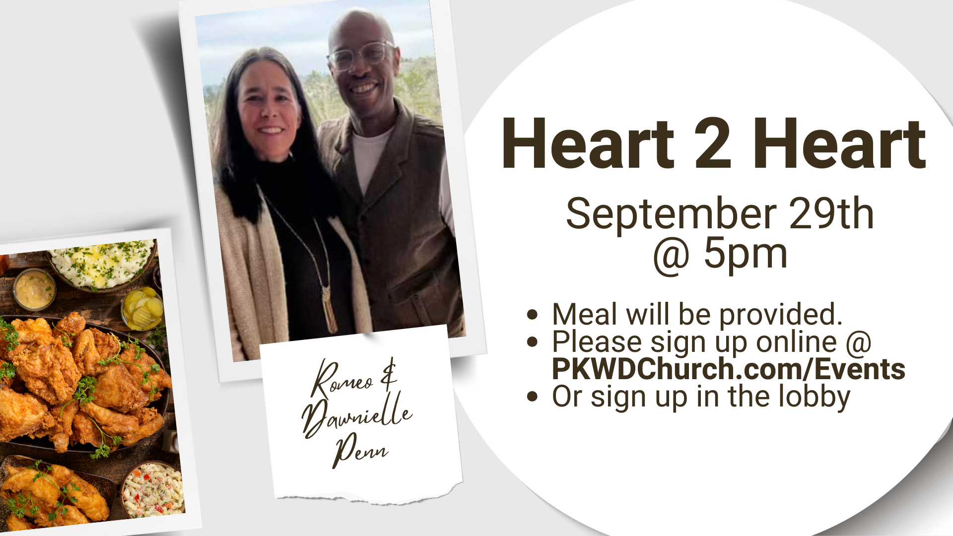 Heart 2 Heart Marriage Ministry with Romeo and Dawnielle Penn