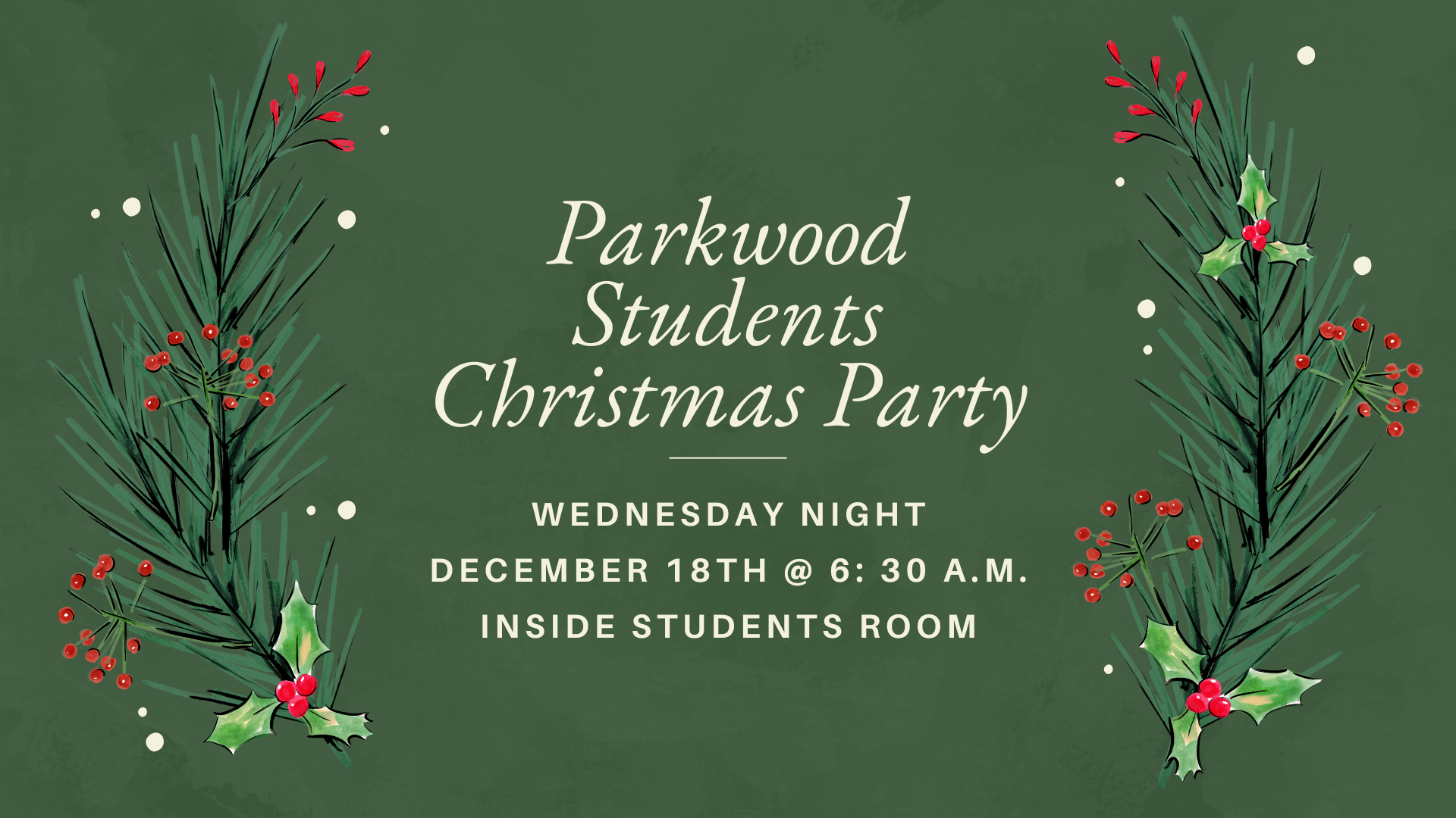 Students Christmas Party