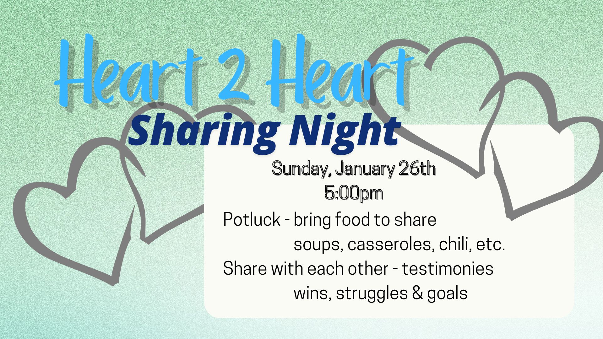 Heart 2 Heart – Sharing Night