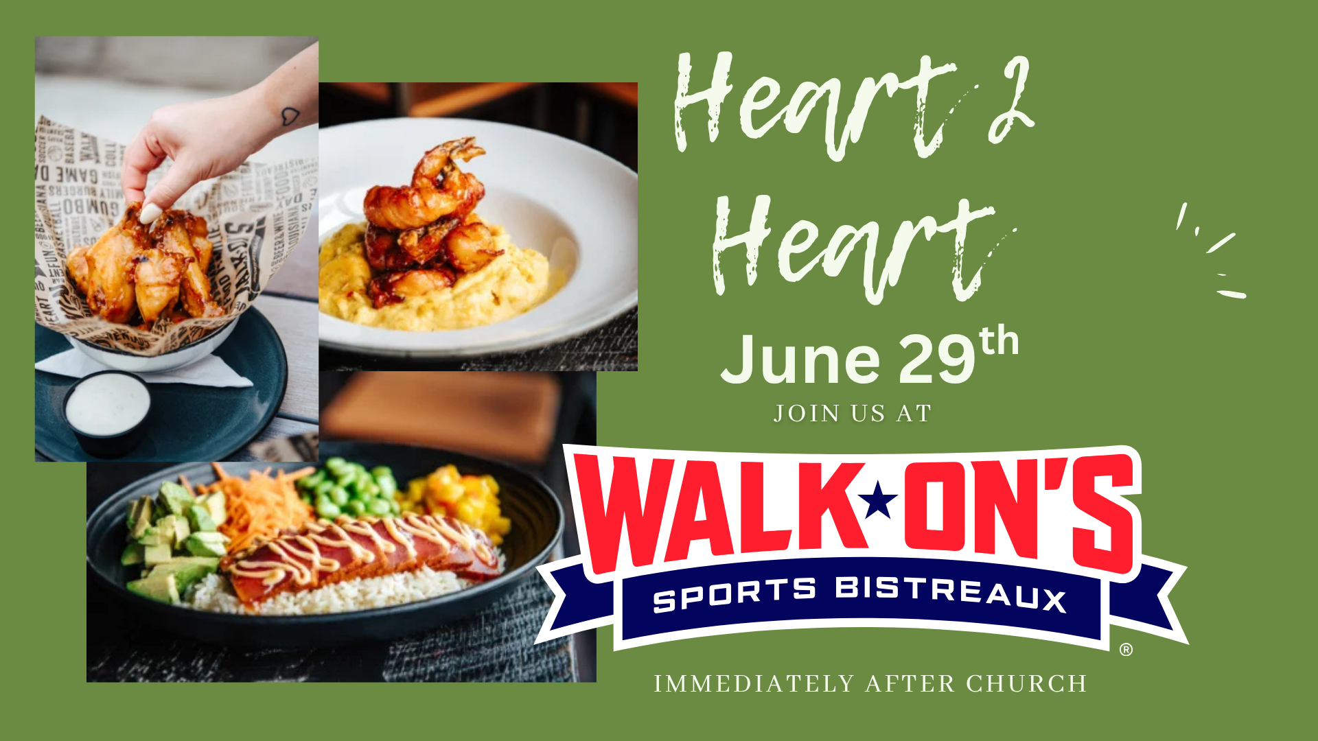 Heart 2 Heart Marriage Ministry @ Walk On’s