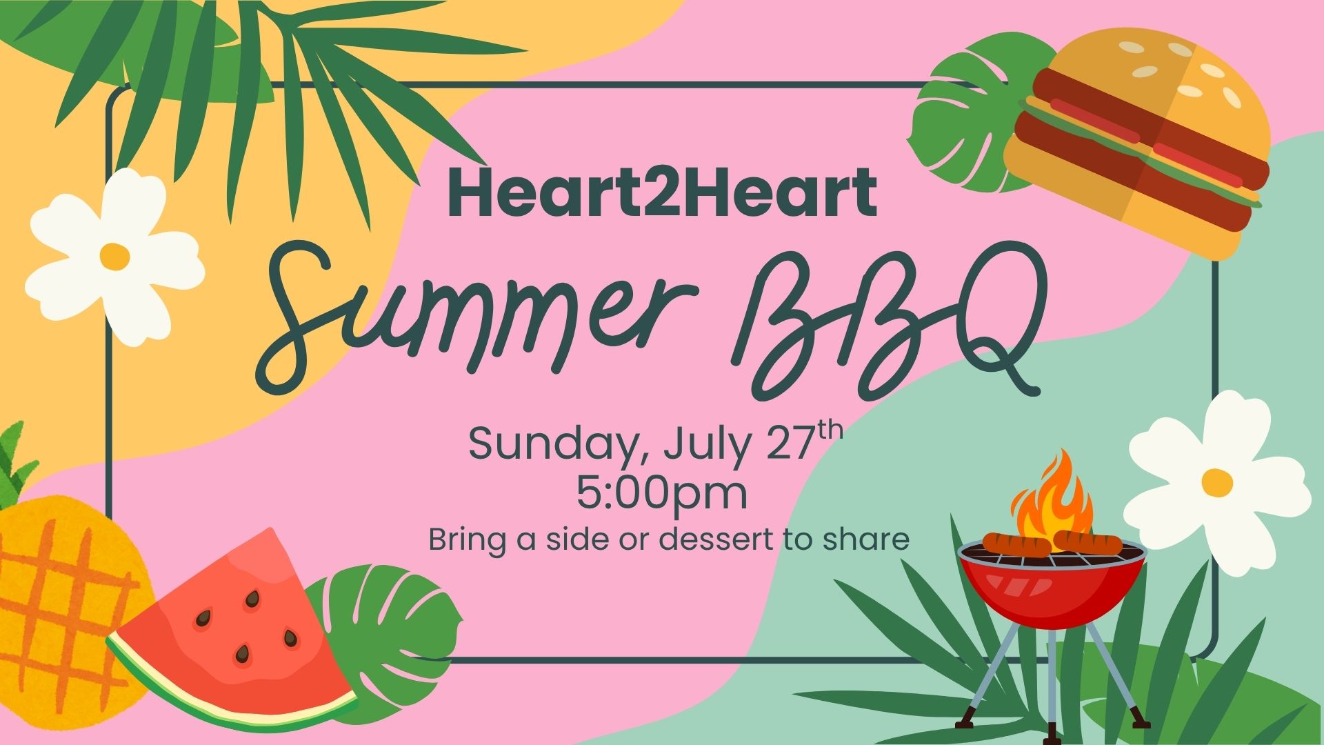 Heart 2 Heart Marriage Ministry Summer BBQ Party