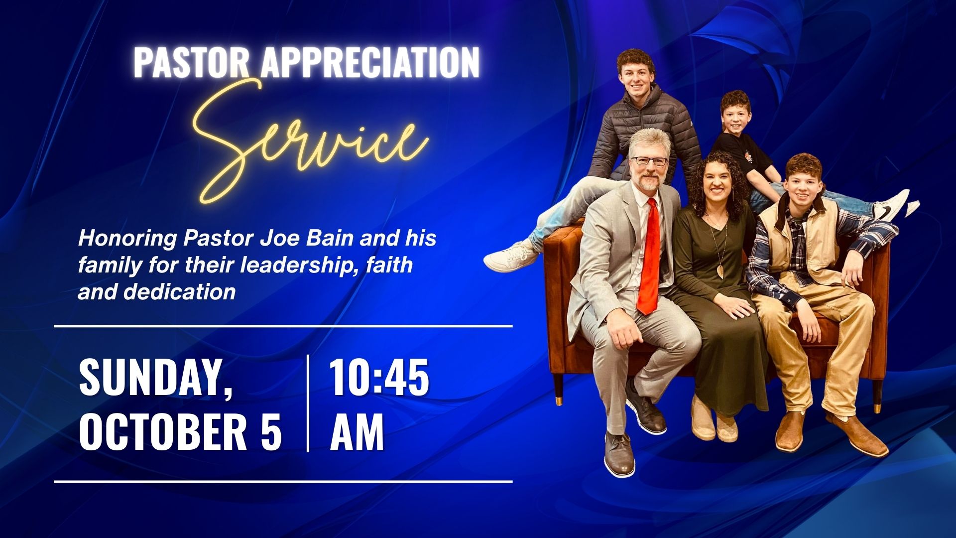 Pastor Appreciation Sunday