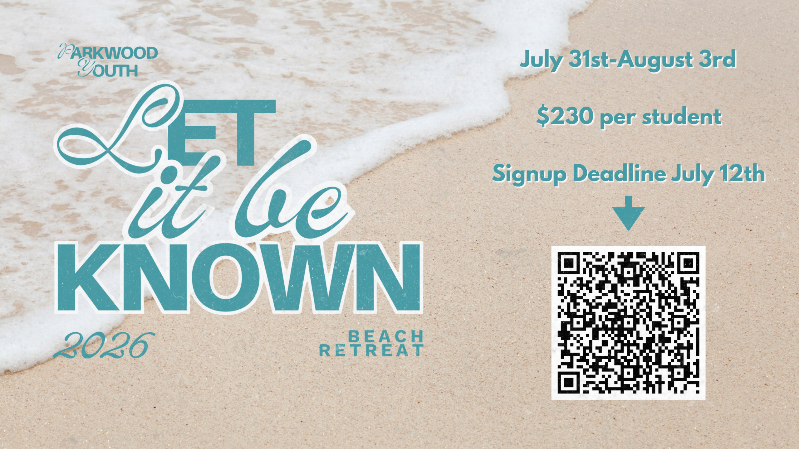 Youth Beach Retreat